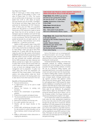 August 2020 | CONSTRUCTION TIMES | 87
 