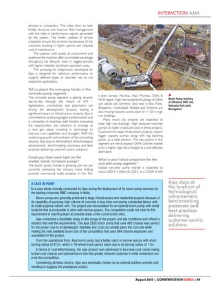 August 2020 | CONSTRUCTION TIMES | 89
 