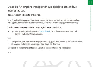 CTB - Códido de Trânsito Brasileiro para bicicleta - Direitos e Deveres do Ciclista