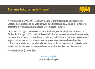 CTB - Códido de Trânsito Brasileiro para bicicleta - Direitos e Deveres do Ciclista