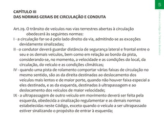 CTB - Códido de Trânsito Brasileiro para bicicleta - Direitos e Deveres do Ciclista