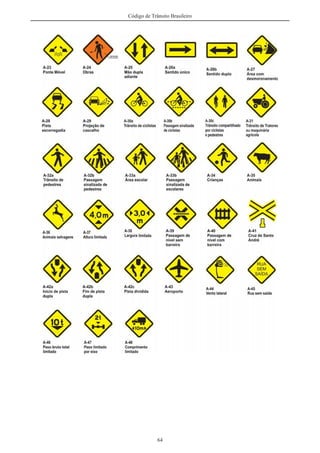 64
Código de Trânsito Brasileiro
 