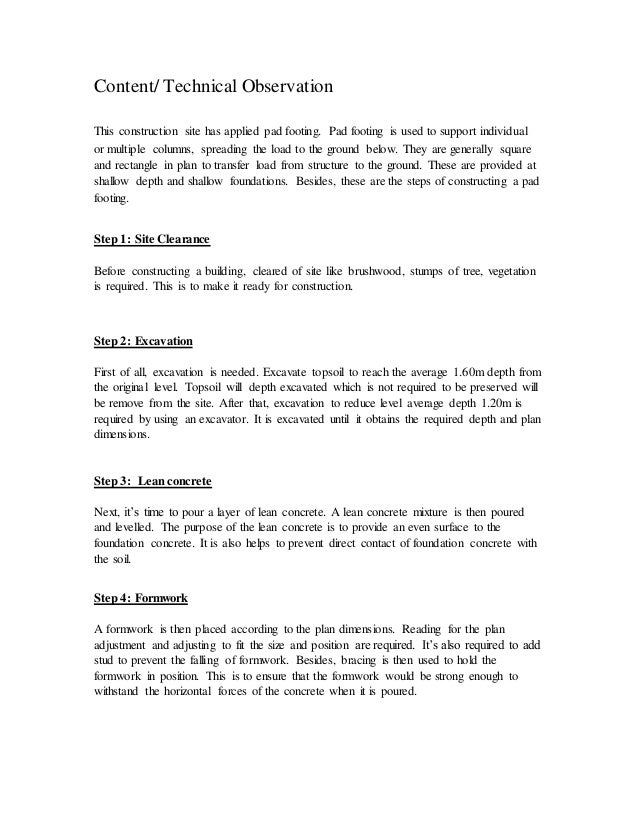 Preschool observation essay