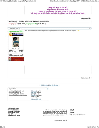 [CT Bến Cảng] Hướng dẫn sử dụng SAP giải kết cấu bến                                http://focebk.com/forum/showthread.php/2094-CT-Bến-Cảng-Hướng-dẫn-...



                                                                       Trong cái được có cái mất.
                                                                      Đằ ng sau cái mất là cái được.
                                                          Người ta tranh giành cái được thì họ lại có cái mất.
                                                Cái được của họ là có được cái mất và cái mất của họ là mất đi cái được.


                                                                                                                                                    Trả lời với trích dẫn


             The Following 2 Users Say Thank You to PCEd08 For This Useful Post:
            haughtycool (13-05-2012),trungnguyen1291 (20-05-2012)


              20-05-2012, 01:14 AM                                                                                                                                    #9

                                       Đại ca cứ nghiên cứu post những bài tầm này thì em tình nguyện vác dầu ăn sang tận nhà ạ




                                                                                                                                                    Trả lời với trích dẫn




                                                               « Chủ đề trước | Chủ đề tiếp theo »




           CÔNG TY XÂY DỰNG
                                                                                                                           Liên hệ
           TƯ VẤN XÂY DỰNG                                                 Bạn đang truy cập diễn đàn Khoa Xây dựng
                                                                                                                           Lưu Trữ
           THI CÔNG XÂY DỰNG                                        Đại học Bách Khoa TPHCM, diễn đàn được thành lập
                                                                    ngày 15/08/2011 bởi các Sinh viên với sự hỗ trợ từ     Lên trên
           THIẾT KẾ XÂY DỰNG
           NHÀ ĐẸP                                                  Đoàn Khoa Xây Dựng. Khi truy cập FoceBK, đồng        Múi giờ GMT +7. Hiện tại là 07:30 PM
           DIỄN ĐÀN PHÚ THIỆN                                       nghĩa với việc bạn đã tuân thủ nội quy diễn đàn.




                                                                                          A style's edited by Lê Uy Võ




22 of 23                                                                                                                                                        11/22/2012 7:31 PM
 