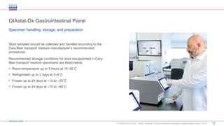 Qstat Cartridge Normal Reference Ranges CTC-5000-0014-A12-001 QSTAT, Customer Training Presentation QIAstat-Dx ...