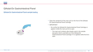 Qstat Cartridge Normal Reference Ranges CTC-5000-0014-A12-001 QSTAT, Customer Training Presentation QIAstat-Dx ...