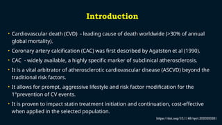 CT CAC SCORE IN RISK STRATIFICATION AND PRIMARY PREVENTION.pptx