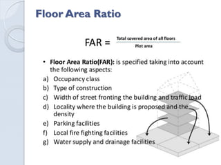 Floor Area Ratio
 