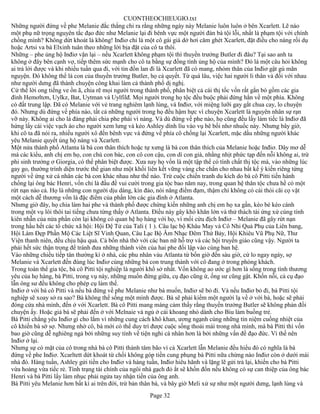 CUONTHEOCHIEUGIO.txt
Những người đứng về phe Melanie đắc thắng chỉ ra rằng những ngày này Melanie luôn luôn ở bên Xcarlett. Lẽ nào
một phụ nữ trọng nguyên tắc đạo đức như Melanie lại đi bênh vực một người đàn bà tội lỗi, nhất là phạm tội với chính
chồng mình? Không dứt khoát là không! Inđiơ chỉ là một cô gái già dở hơi căm ghét Xcarlett, đặt điều cho nàng rồi dụ
hoặc Artsi va bà Elxinh tuân theo những lời bịa đặt của cô ta thôi.
Những – phe ủng hộ Inđiơ vặn lại – nếu Xcarlett không phạm tội thì thuyền trưởng Butler đi đâu? Tại sao anh ta
không ở đây bên cạnh vợ, tiếp thêm sức mạnh cho cô ta bằng sự đồng tình ủng hộ của mình? Đó là một câu hỏi không
ai trả lời được và khi nhiều tuần qua đi, với tin đồn lan đi là Xcarlett đã có mang, nhóm thân của Inđiơ gật gù mãn
nguyện. Đó không thể là con của thuyền trưởng Butler, họ cả quyết. Từ quá lâu, việc hai người li thân và đối với nhau
như người dưng đã thành chuyện công khai làm cả thành phố dị nghị.
Cứ thế lời ong tiếng ve ồn ã, chia rẽ mọi người trong thành phố, phân biệt cả cái thị tốc vốn rất gắn bó gồm các gia
đình Hemơltơn, Uylkz, Bat, Uytman và Uylfilđ. Mọi người trong họ tộc đều buộc phải đứng hẳn về một phía. Không
có đất trung lập. Đã có Melanie với vẻ trang nghiêm lạnh lùng, và Inđiơ, với miệng lưỡi gay gắt chua cay, lo chuyện
đó. Nhưng dù đứng về phía nào, tất cả những người trong họ đều hậm hực vì chuyện Xcarlett là nguyên nhân sự rạn
vỡ này. Không ai cho là đáng phải chia phe phái vì nàng. Và dù đứng về phe nào, họ cũng đều lấy làm tiếc là Inđiơ đã
hứng lấy cái việc vạch áo cho người xem lưng và kéo Ashley dính líu vào vụ bê bối nhơ nhuốc này. Nhưng bây giờ,
khi cô ta đã nói ra, nhiều người xô đến bênh vực và đứng về phía cô chống lại Xcarlett, mặc dầu những người khác
yêu Melanie quyết ủng hộ nàng và Xcarlett.
Một nửa thành phố Atlanta là bà con thân thích hoặc tự xưng là bà con thân thích của Melanie hoặc Inđiơ. Dây mơ dễ
má các kiểu, anh chị em họ, con chú con bác, con cô con cậu, con dì con già, nhằng nhịt phức tạp đến nỗi không ai, trừ
phi sinh trưởng ơ Giorgia, có thể phân biệt được. Xưa nay họ vốn là một tập thể có tính chất thị tộc mà, vào những lúc
gay go, thường trình diện trước thế gian như một khối liên kết vững vàng che chắn cho nhau bất kể ý kiến riêng từng
người về ứng xử cá nhân các bà con khác nhau như thế nào. Trừ cuộc chiến tranh du kích do bà cô Pitti tiến hành
chống lại ông bác Henri, vốn chỉ là đầu đề vui cười trong gia tộc bao năm nay, trong quan hệ thân tộc chưa hề có một
rứt nạn nào cả. Họ là những con người dịu dàng, kín đáo, nói năng điềm đạm, thậm chí không có cái thói cãi cọ vặt
một cách dễ thương vốn là đặc điểm của phần lớn các gia đình ở Atlanta.
Nhưng giờ đây, họ chia làm hai phe và thành phố được chứng kiến những anh chị em họ xa gần, kéo bè kéo cánh
trong một vụ lôi thôi tai tiếng chưa từng thấy ở Atlanta. Điều này gây khó khăn lớn và thử thách tài ứng xử cùng tính
kiên nhẫn của nửa phần còn lại không có quan hệ họ hàng với họ, vì mối cừu địch Inđiơ – Melanie đã gây rứt nạn
trong hầu hết các tổ chức xã hội: Hội Đệ Tử của Tali ( 1 ). Câu lạc bộ Khâu May và Cô Nhi Quả Phụ của Liên bang,
Hội Làm Đẹp Phần Mộ Các Liệt Sĩ Vinh Quan, Câu Lạc Bộ Âm Nhạc Đêm Thứ Bảy, Hội Khiêu Vũ Phụ Nữ, Thư
Viện thanh niên, đều chịu hậu quả. Cả bốn nhà thờ với các ban nữ hỗ trợ và các hội truyền giáo cũng vậy. Người ta
phải hết sức thận trọng để tránh đưa những thành viên của hai phe đối lập vào cùng ban hệ.
Vào những chiều tiếp tân thường kì ở nhà, các phu nhân vảu Atlanta từ bốn giờ đến sàu giờ, cứ lo ngay ngáy, sợ
Melanie và Xcarlett đến đúng lúc Inđiơ cùng những bà con trung thành với cô đang ở trong phòng khách.
Trong toàn thể gia tộc, bà cô Pitti tội nghiệp là người khổ sở nhất. Vốn không ao ước gì hơn là sống trong tình thương
yêu của họ hàng, bà Pitti, trong vụ này, những muốn đứng giữa, cụ đạo cũng ừ, ống sư cũng gật. Khốn nỗi, cả cụ đạo
lẫn ông sư đều không cho phép cụ làm thế.
Inđiơ ở với bà cô Pitti và nếu bà đứng về phe Melanie như bà muốn, Inđiơ sẽ bỏ đi. Và nếu Inđiơ bỏ đi, bà Pitti tội
nghiệp sẽ xoay sở ra sao? Bà không thể sống một mình được. Bà sẽ phải kiếm một người lạ về ở với bà, hoặc sẽ phải
đóng cửa nhà mình, đến ở với Xcarlett. Bà cô Pitti mang máng cảm thấy rằng thuyền trưởng Butler sẽ không phản đối
chuyện ấy. Hoặc giả bà sẽ phải đến ở với Melnaie và ngủ ở cái khoang nhỏ dành cho Biu làm buồng trẻ.
Bà Pitti chẳng yêu Inđiơ gì cho lắm vì những cung cách khô khan, ương ngạnh cùng những tín niệm cuồng nhiệt của
cô khiến bà sờ sợ. Nhưng nhờ cô, bà mới có thể duy trì được cuộc sống thoải mái trong nhà mình, mà bà Pitti thì vốn
bao giờ cũng dễ nghiêng ngả bởi những suy tính về tiện nghi cá nhân hơn là bởi những vấn đề đạo đức. Vì thế nên
Inđiơ ở lại.
Nhưng sự có mặt của cô trong nhà bà cô Pitti thành tâm bão vì cả Xcarlett lẫn Melanie đều hiểu đó có nghĩa là bà
đứng về phe Inđiơ. Xcarltett dứt khoát từ chối không góp tiền cung phụng bà Pitti nữa chừng nào Inđiơ còn ở dưới mái
nhà đó. Hàng tuần, Ashley gửi tiền cho Inđiơ và hàng tuần, Inđiơ hiêu hãnh và lặng lẽ gửi trả lại, khiến cho bà Pitti
vừa hoảng vừa tiếc rẻ. Tình trạng tài chính của ngôi nhà gạch đỏ ắt sẽ khốn đốn nếu không có sự can thiệp của ông bác
Henri và bà Pitti lấy làm nhục phải ngửa tay nhận tiền của ông anh.
Bà Pitti yêu Melanie hơn bất kì ai trên đời, trừ bản thân bà, và bây giờ Meli xử sự như một người dưng, lạnh lùng và
                                                       Page 32
 