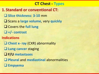 Computed tomography Chest Fundamentals update | PDF