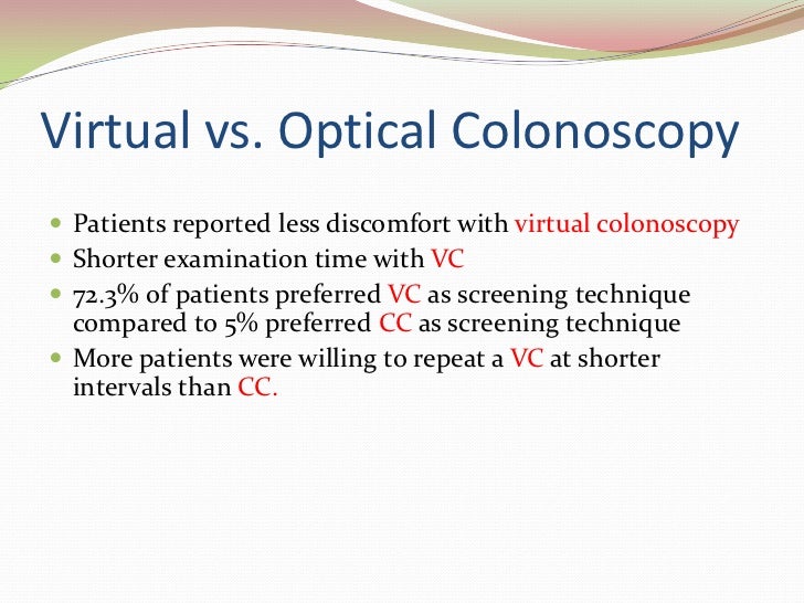 Ct colonography