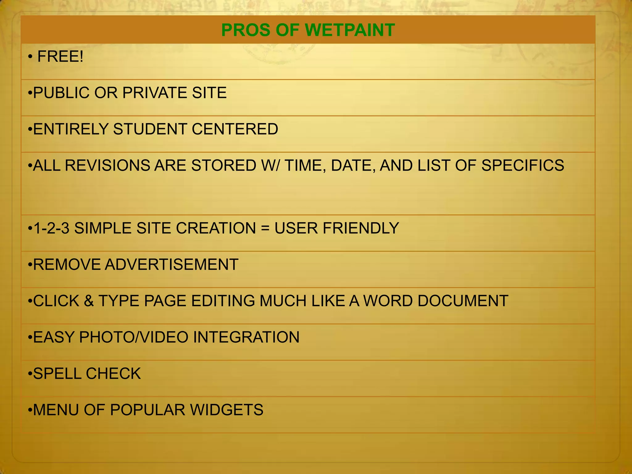 What is a Wiki?“What I Know Is…”“Old fashioned” way of editing = file sharing or email. 	- difficult to understand how a document has evolved over time                                                                               - can only view different versions through many files. “New and improved” way of editing = wikis! “A wiki is a website that uses wiki software, allowing the easy creation and editing of any number of web pages.”Often used to create a collaborative website for a specific purpose/goal/interest.