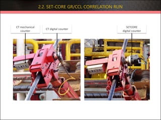 2.2. SET-CORE GR/CCL CORRELATION RUN
CT digital counter
CT mechanical
counter
SETCORE
digital counter
 