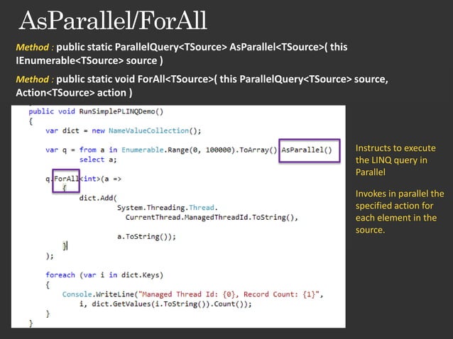 Parallel Programming in .NET