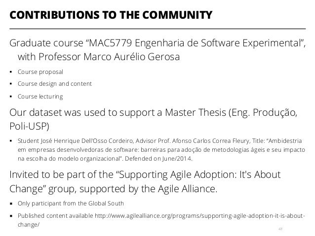Phd thesis on agile techniques