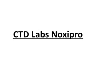 CTD Labs Noxipro
 