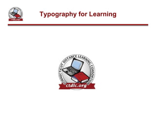 Typography for Learning 