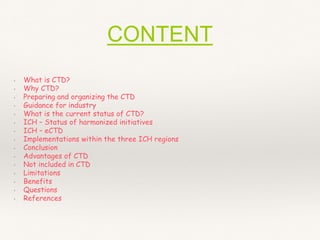 Common Technical Document | PPTX