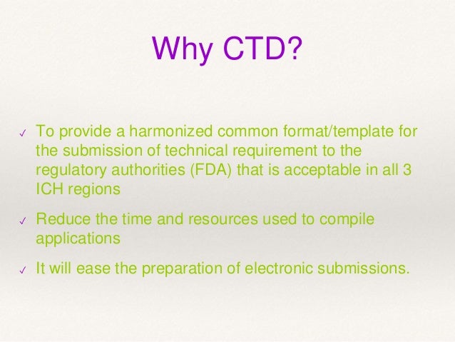 Common Technical Document