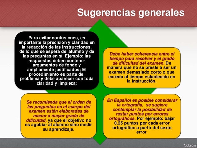 Las preguntas abiertas en el examen final