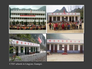 CTEF schools in Lingyun, Guangxi. 