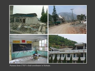 Pictures from CTEF’s field coordinator in Sichuan. 