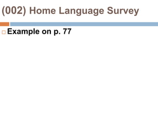 (002) ID and PlacementChart on p. 76