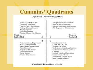 Cummins’ Quadrants 