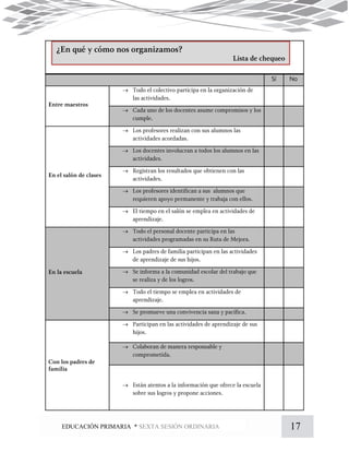 17EDUCACIÓN PRIMARIA * SEXTA SESIÓN ORDINARIA















 