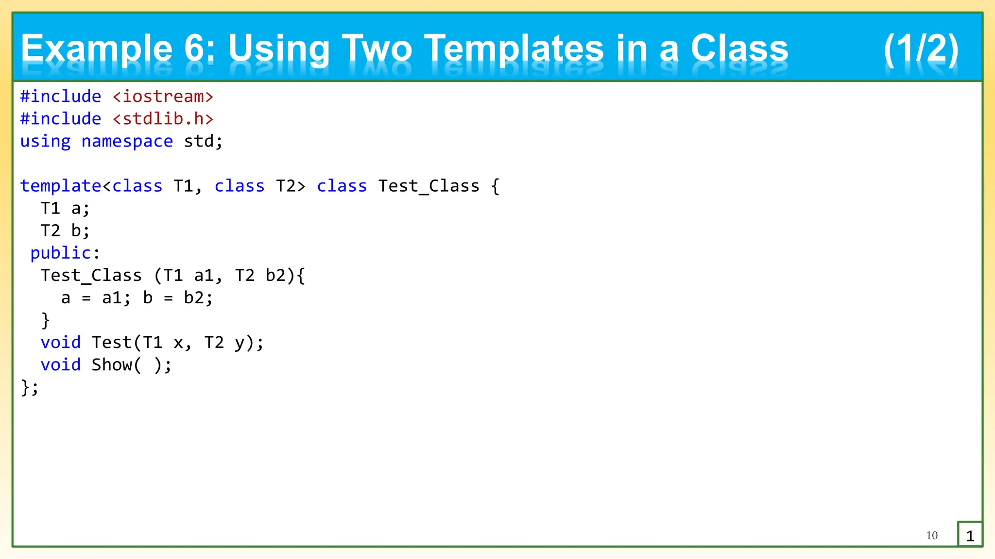 Object Oriented Programming using C++: C++ Templates.pptx