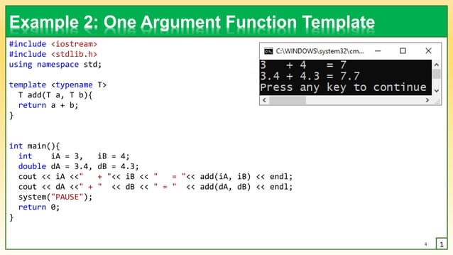 Object Oriented Programming using C++: C++ Templates.pptx