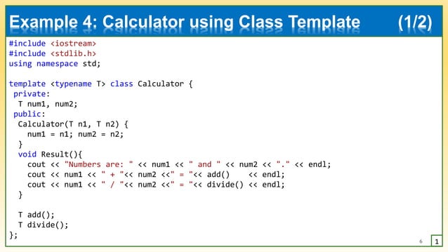 Object Oriented Programming using C++: C++ Templates.pptx