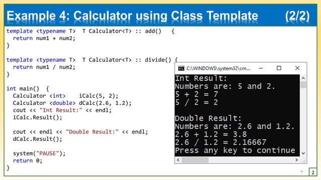 Object Oriented Programming using C++: C++ Templates.pptx