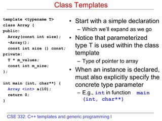 an introduction to c++ templates-comprehensive guide.ppt