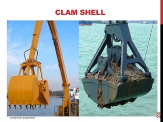 CTEP - UNIT-V - CONSTRUCTION EQUIPMENTS PPT | PPTX