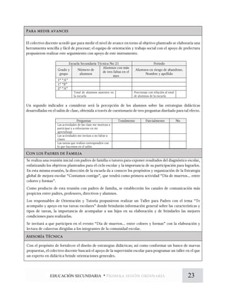 23EDUCACIÓN SECUNDARIA *
 