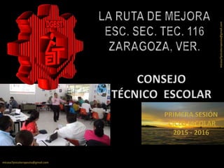 CONSEJO
TÉCNICO ESCOLAR
 