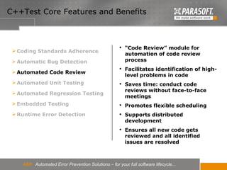Introduction to Parasoft C++TEST | PPT