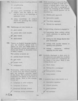 CTET Paper 2 February 2016 Set N
