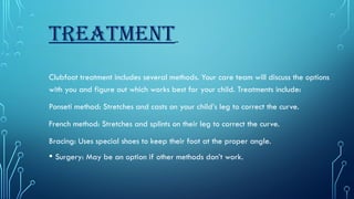 Club foot congenital disorders pediatrics | PPTX