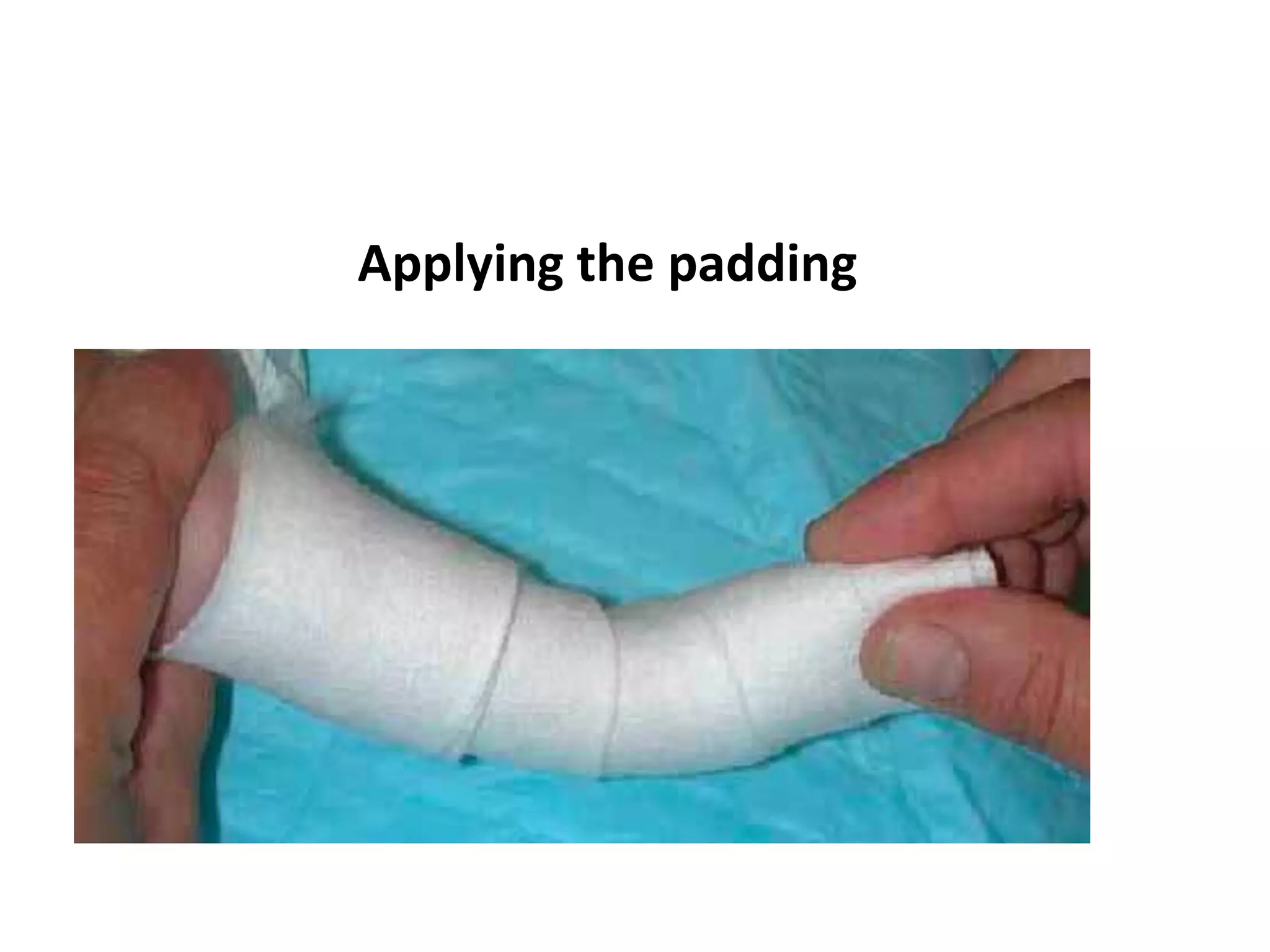 Applying the padding
 