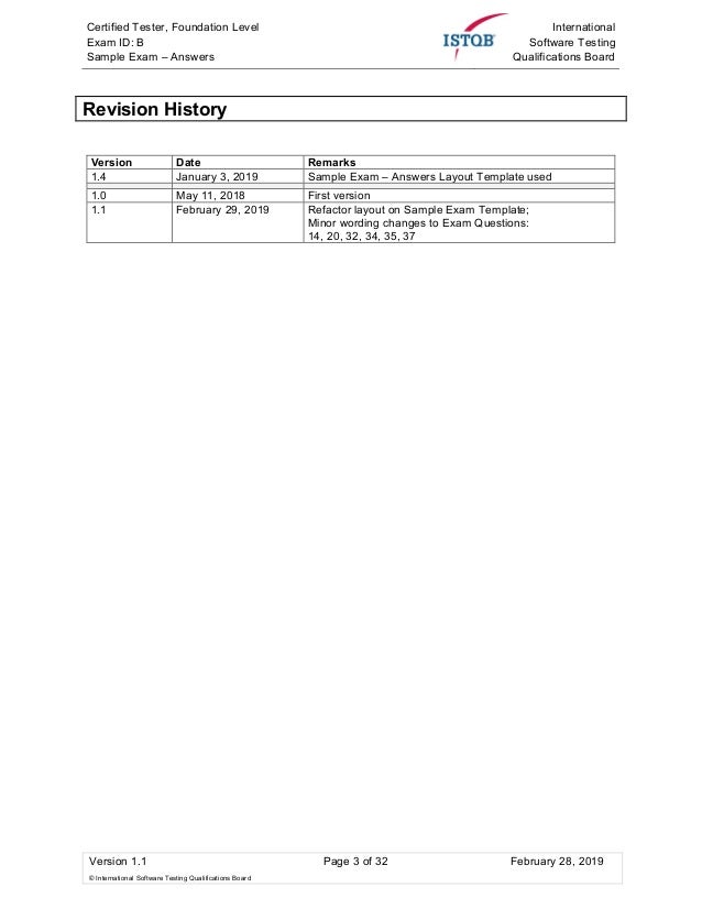 Ctfl 2018 Sample Questions Exam B V1 1 Answers