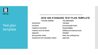 Test plan
template
 