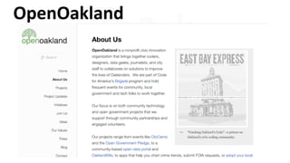 OpenOakland	
  
 