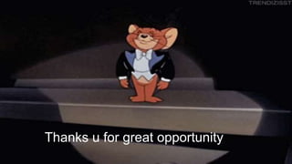 Thanks u for great opportunity
 