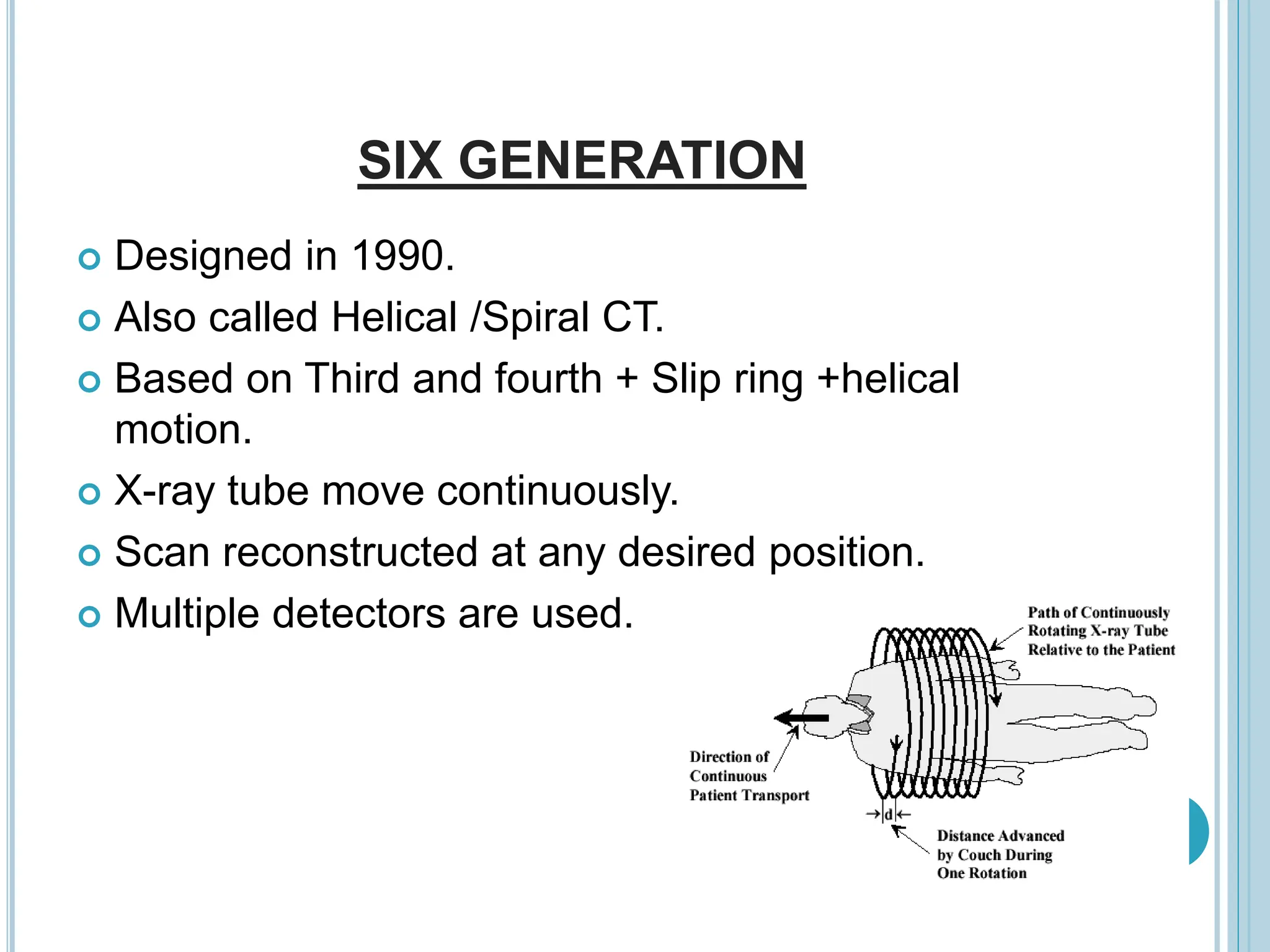 Basic Of CT Scan Generation Radiology PPTX