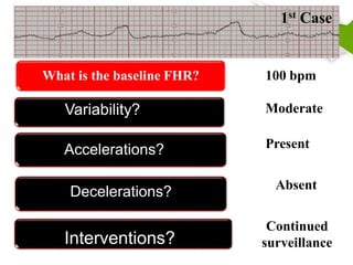 Electronic Fetal Heart Rate Monitoring for Nursing students | PDF