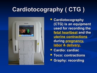 ctg presentation and interpretation and management | PPT