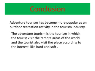 case study on tourism