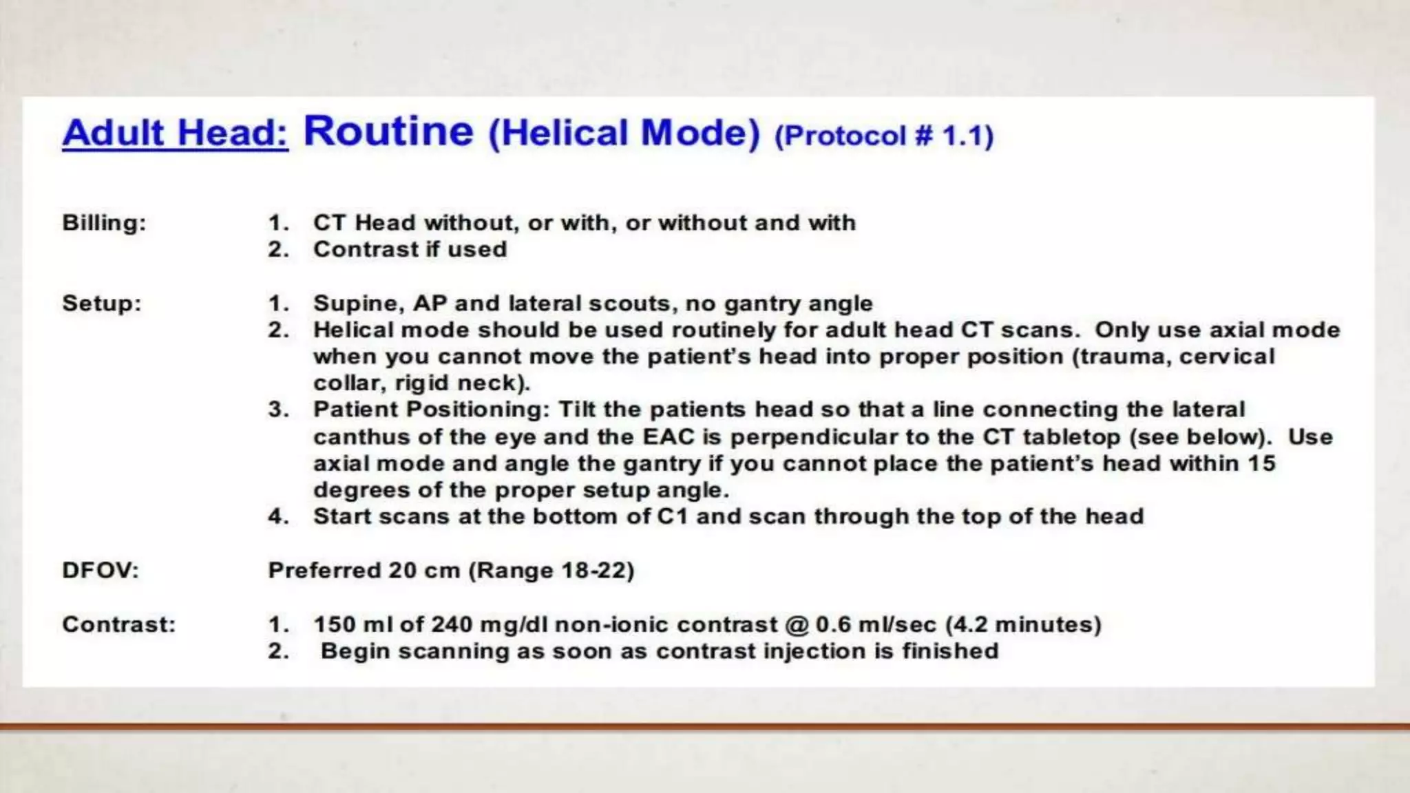 Brain ct scan (anatomy and physiology) | PPTX